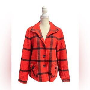 600 West wool plaid‎ jacket